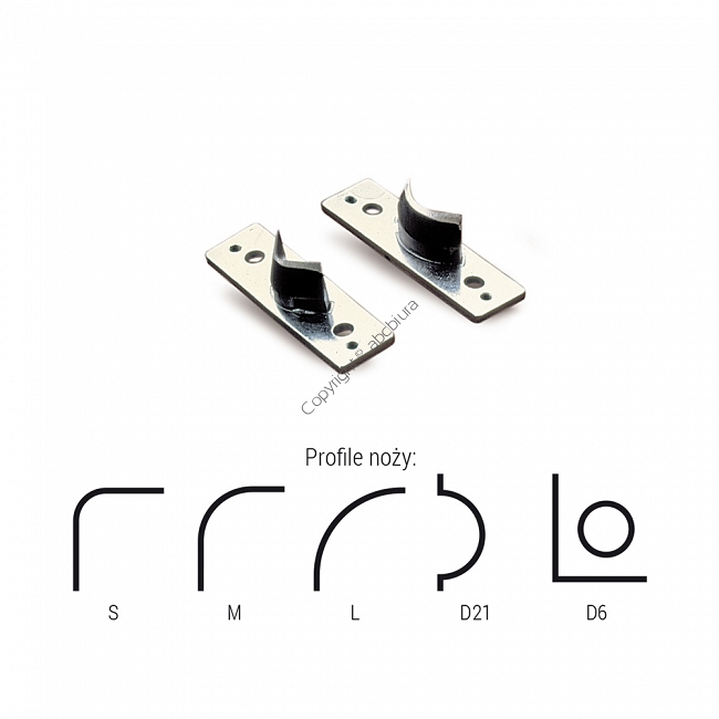 Wymienne noże do zaokrąglacza AE-1 - nóż typ S